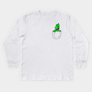 Reptar in my pocket Kids Long Sleeve T-Shirt